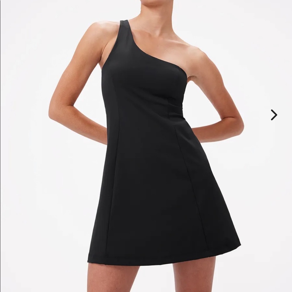 Outdoor Voices one shoulder dress. Worn once.